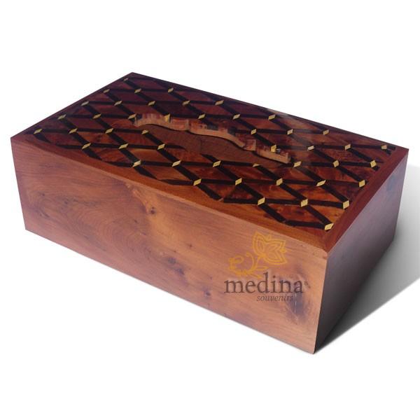 Boite mouchoirs Damier