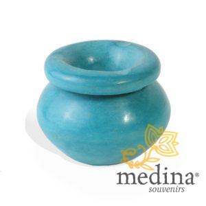 Cendrier de Tadelakt Turquoise