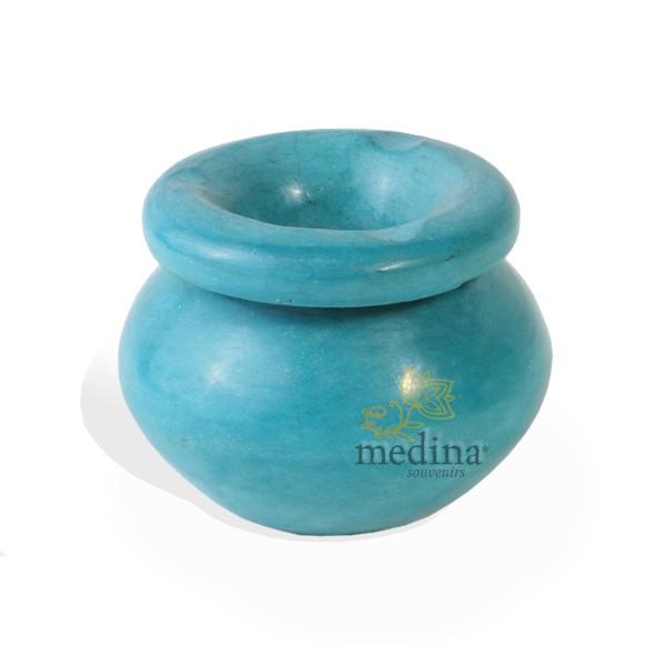 Cendrier de Tadelakt Turquoise