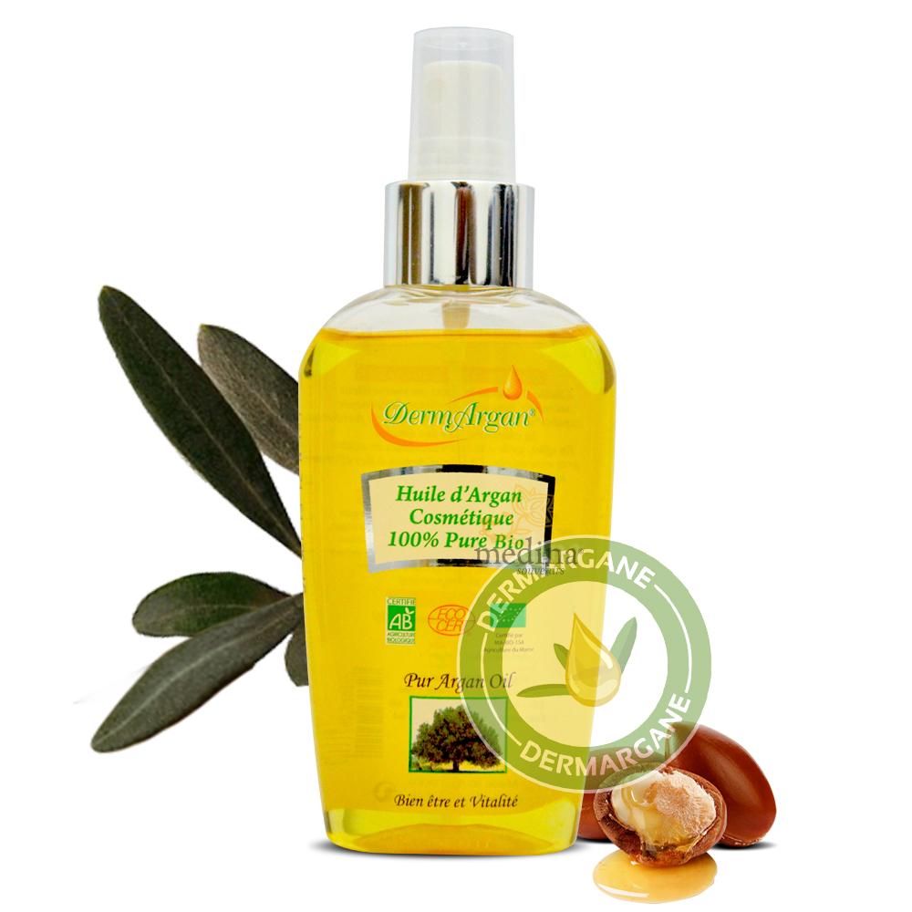 Huile d’Argan cosmétique pure 100% bio, huile d'argan bio - 125 ml