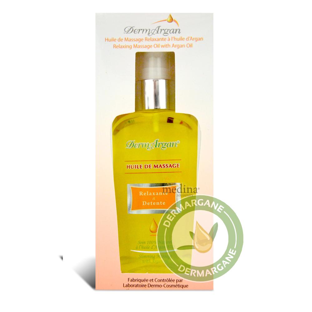 Huile de massage relaxante et délassante à base d’Argan 125ml