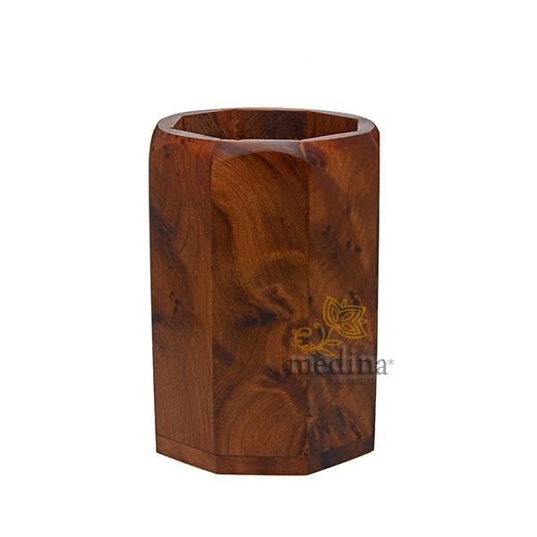 Pot a crayons en bois de thuya