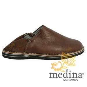 Babouche Touareg homme et femme couleur marron babouches confortables et solides chaussons robustes pour un usage quotidien
