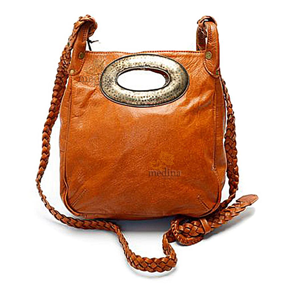 Sac à main Feirouz marron clair