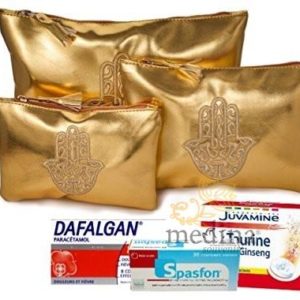 Lot de 3 Pochettes Make Up Orientales en Simili Cuir