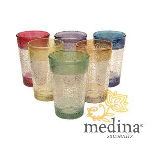 Verres a thé marocains andalous