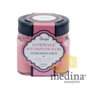 Gommage au sucre de Rose et Litchi