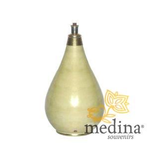 Pied de lampe traditionnel en Tadelakt Ivoire