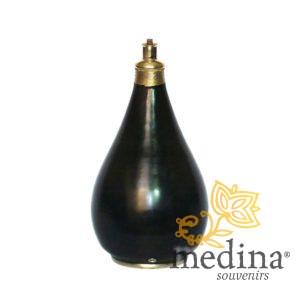 Pied de lampe traditionnel en Tadelakt noir