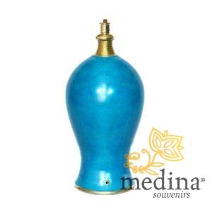 Pied de lampe Marrakech turquoise