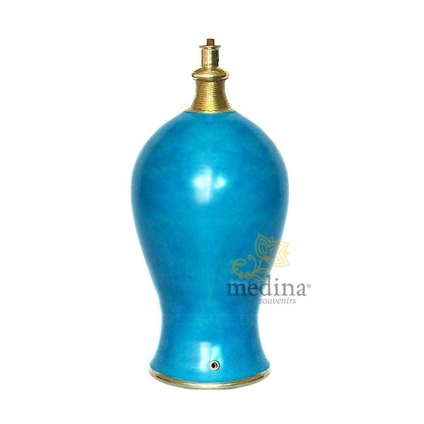 Pied de lampe Marrakech turquoise