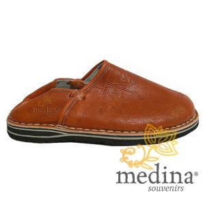 Babouche Touareg homme et femme couleur camel babouches confortables et solides chaussons robustes conçus pour un usage quotidie