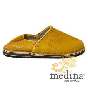 Babouche Touareg homme et femme couleur jaune babouches confortables et solides_ chaussons robustes conçus pour un usage quotidi
